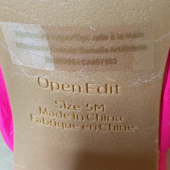 Open Edit Chunky Heeled Mules Size 5 - Picture 12 of 13